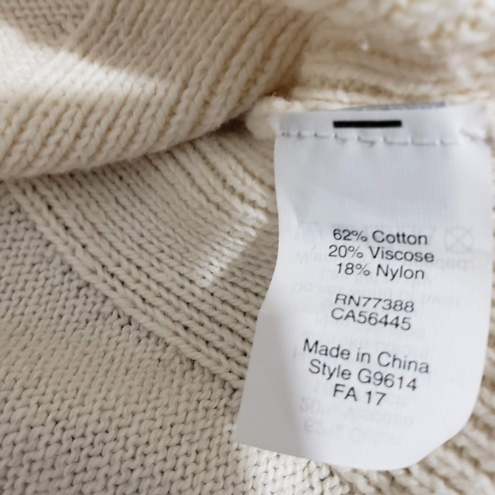 Madewell White off Sweater Cotton Blend XXS - Picture 11 of 12